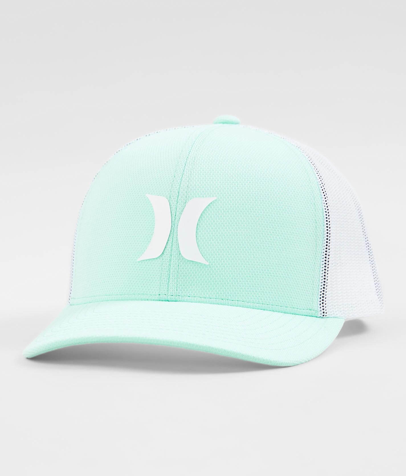 green hurley hat
