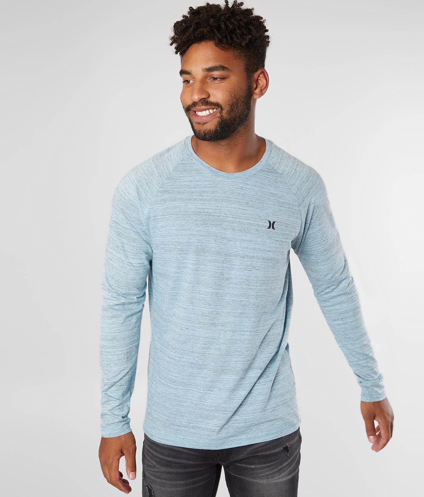 hurley baseball tee