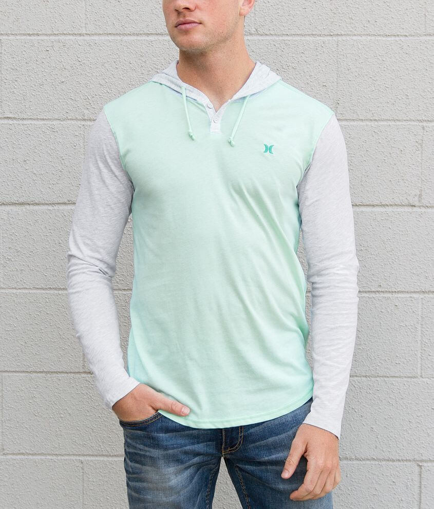 Hurley Icon Henley Hoodie front view