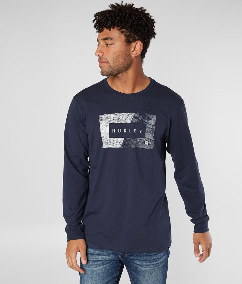 Hurley Intersect T-Shirt - Men's T-Shirts in Navy | Buckle