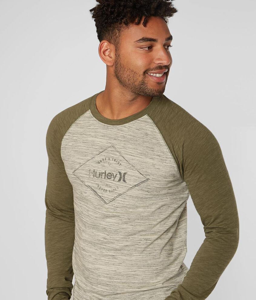 Hurley Tassle Raglan T-Shirt front view