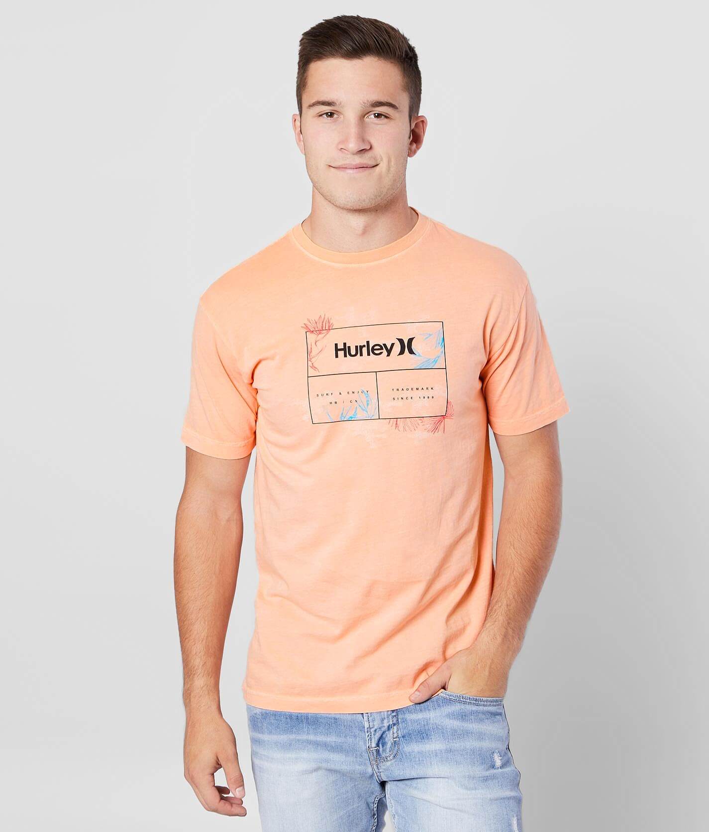 Hurley Men's Boxed Logo Short Sleeve Tshirt