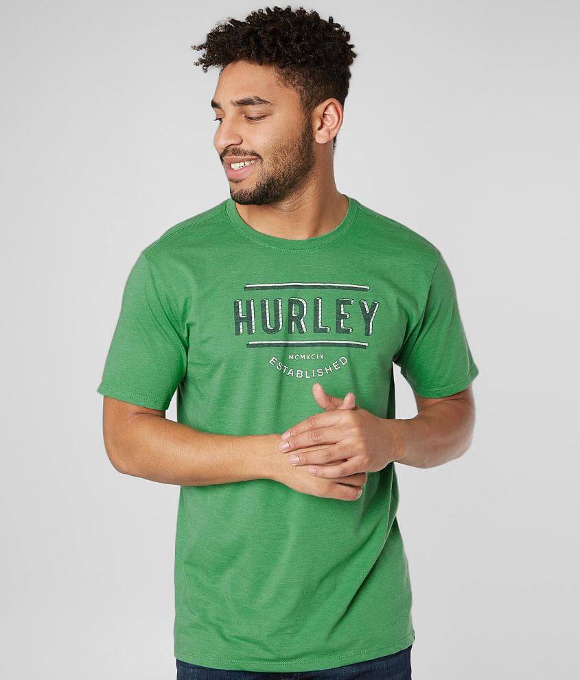 green hurley shirt