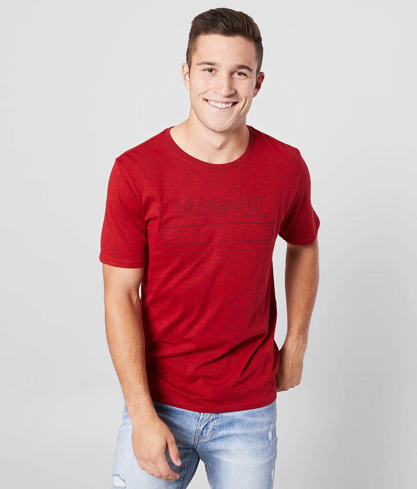 red dri fit t shirt