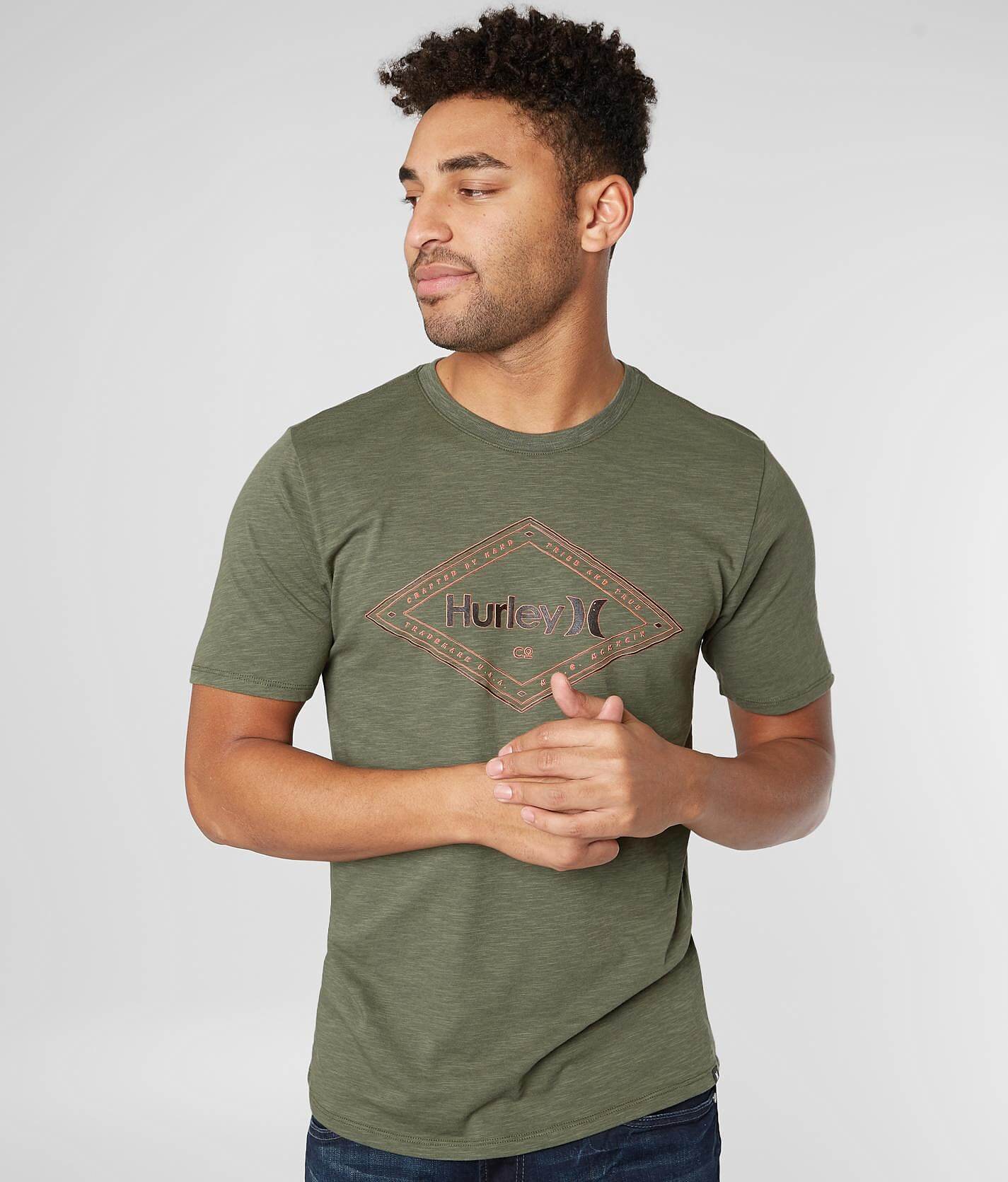 olive green dri fit shirt
