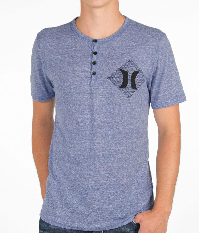 Hurley Dr. Brand Henley front view