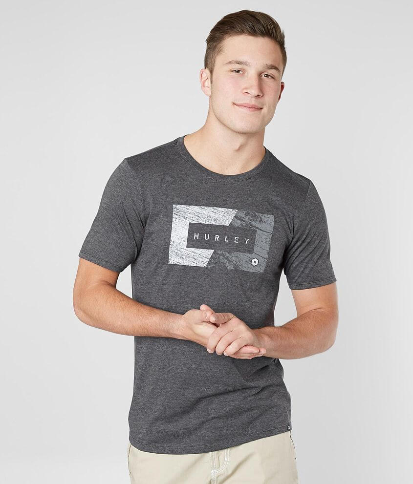 Hurley Intersect T-Shirt - Men's T-Shirts in Black Heather | Buckle