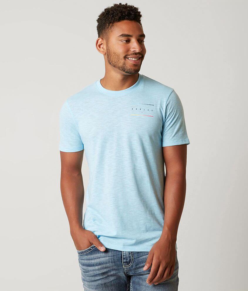 Hurley Lineup T-Shirt - Men's T-Shirts in Light Blue | Buckle