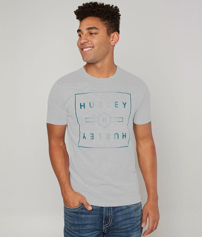 Hurley Wide Open Dri-FIT T-Shirt - Men's T-Shirts in White Wolf Grey ...