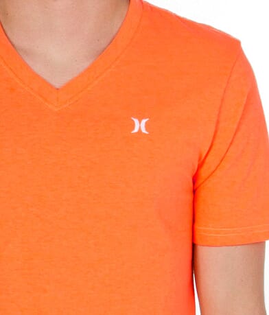 Hurley Basic V-Neck Heather T-Shirt FRONT_DETAIL