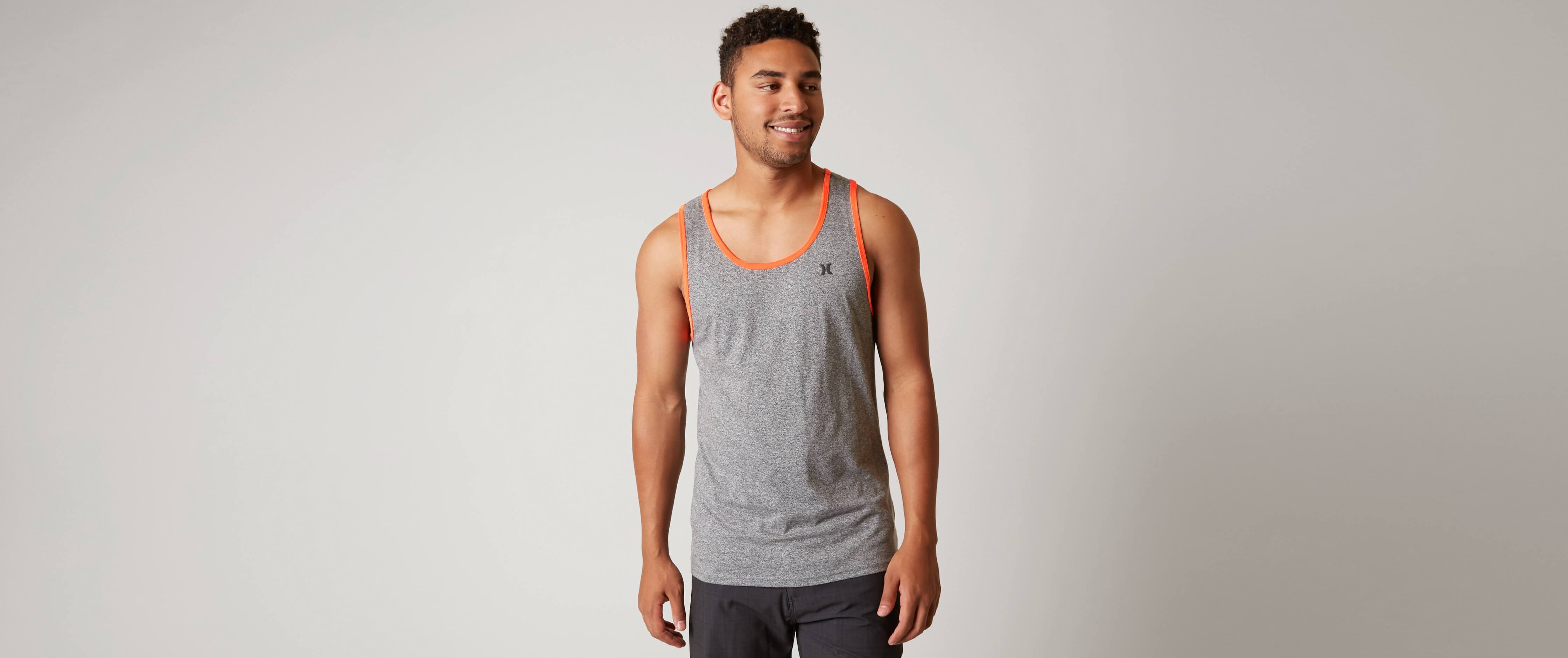Hurley Between Tank Top Men's Tank Tops in Crimson Buckle