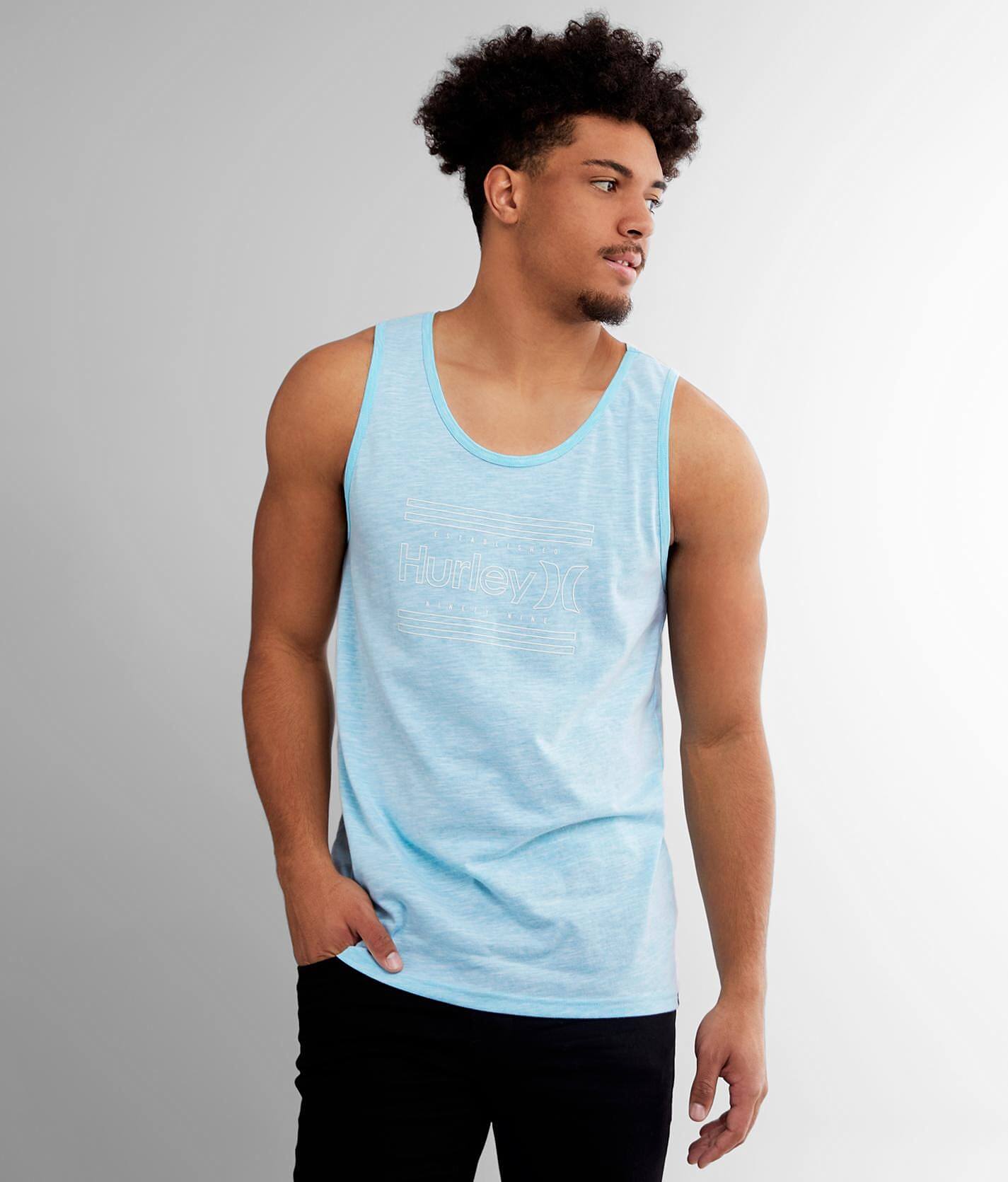 white dri fit tank top