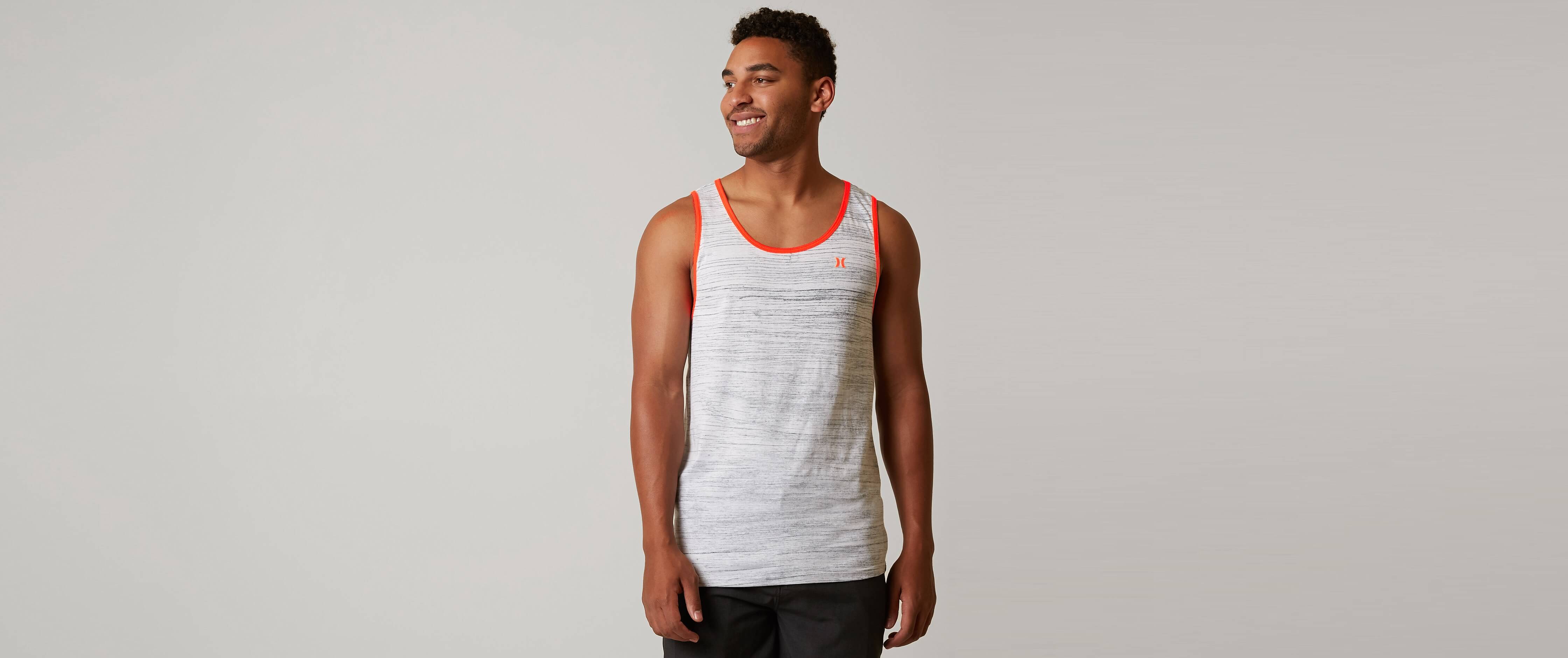 Hurley Forester Tank Top Men's Tank Tops in Forest Buckle