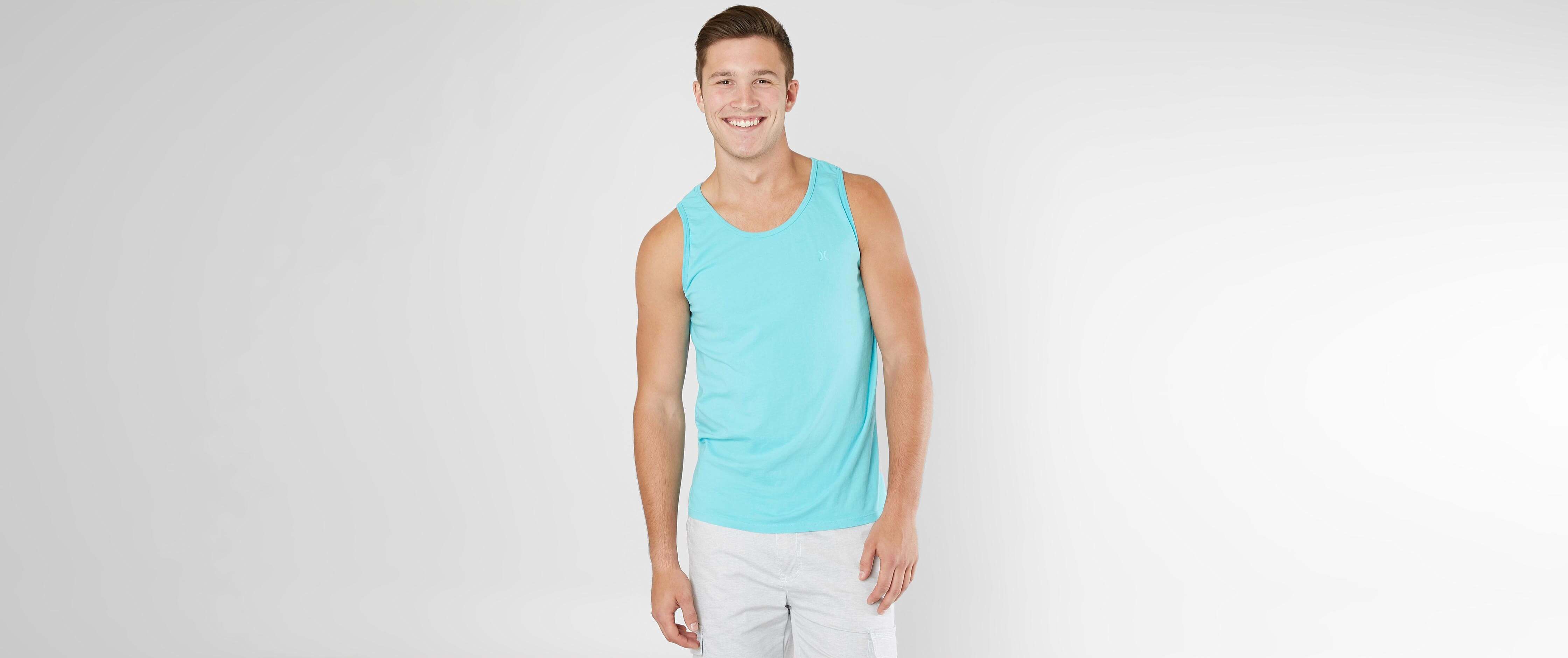 Hurley Icon Cloud Tank Top Men's Tank Tops in Clearwater Buckle