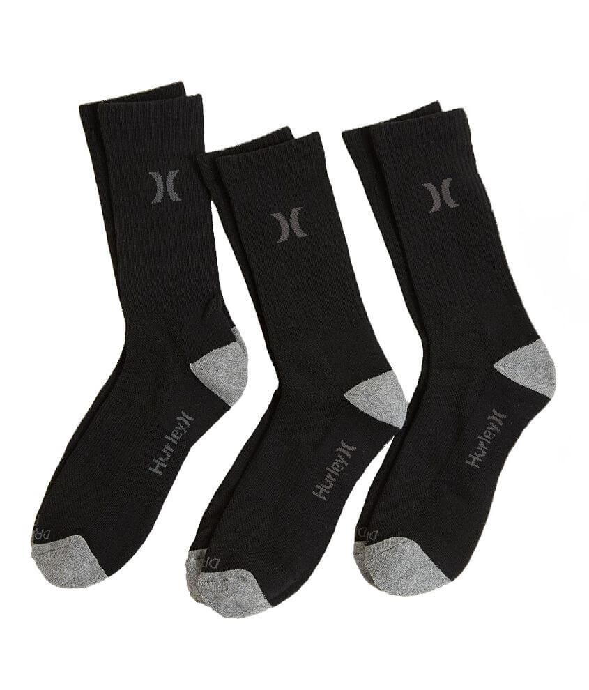 Hurley 3 Pack Dri-FIT Socks front view