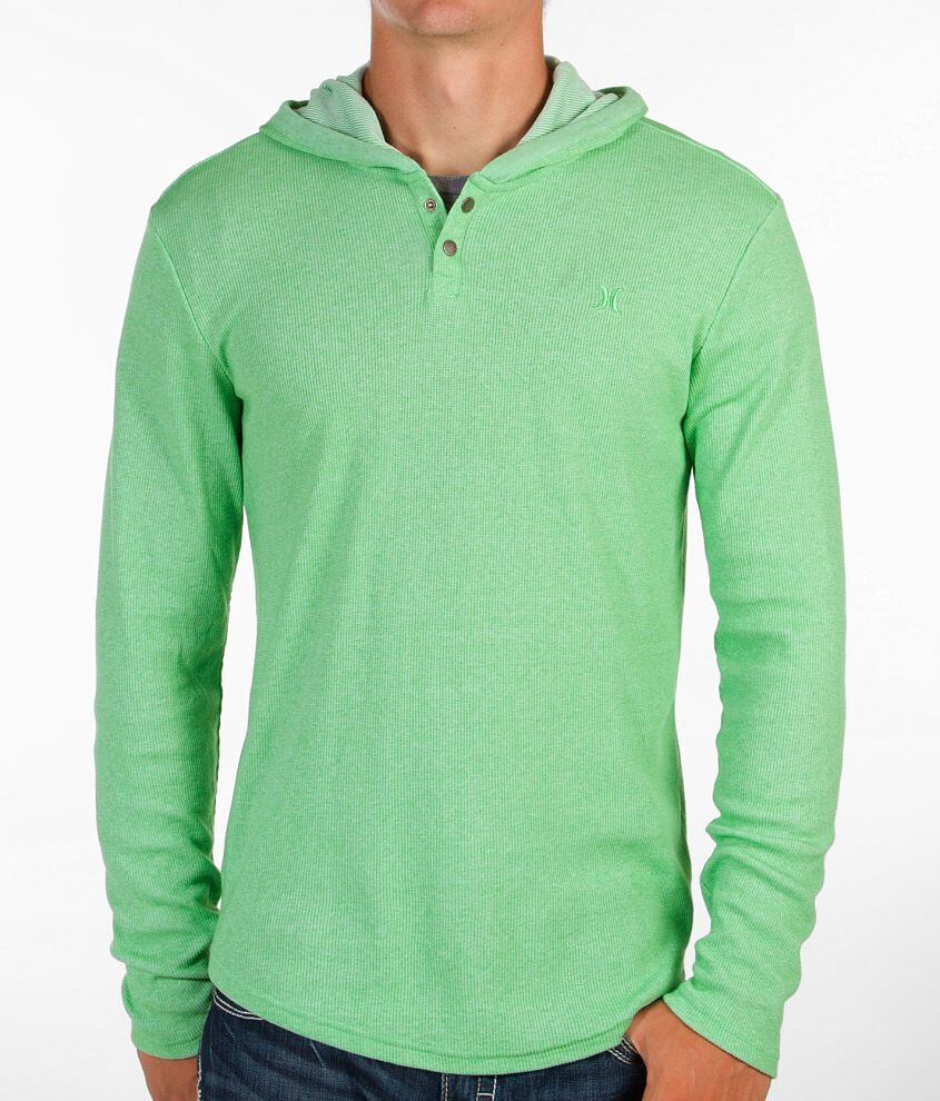 Hurley Compilation Henley Hoodie front view