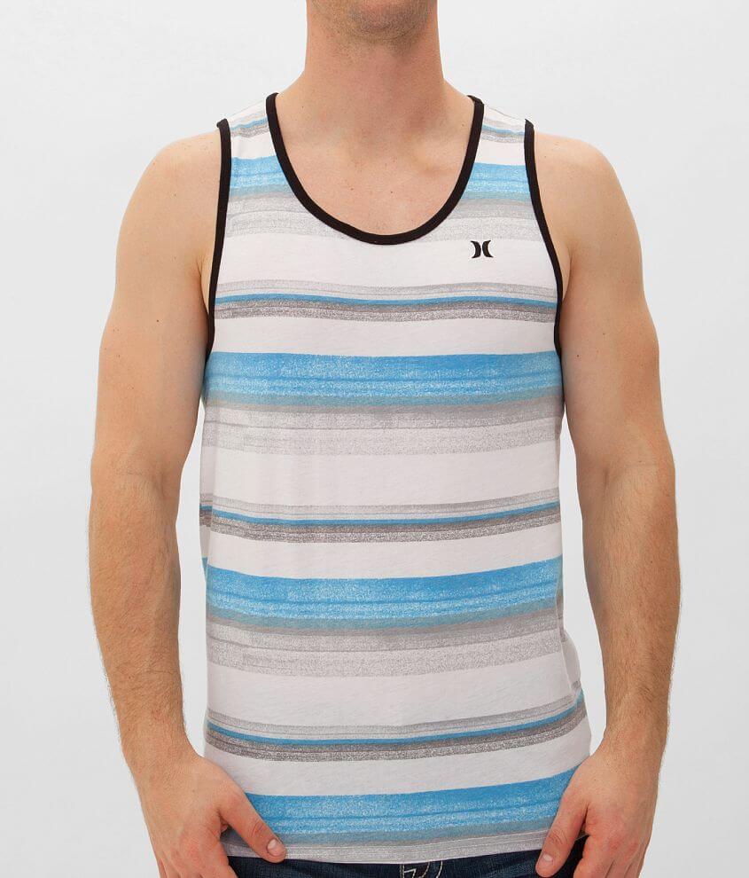 Hurley Black &#38; Blue Tank Top front view
