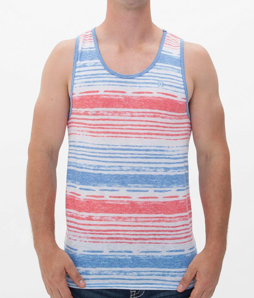 Hurley All The Way Tank Top Men's Tank Tops in White Buckle
