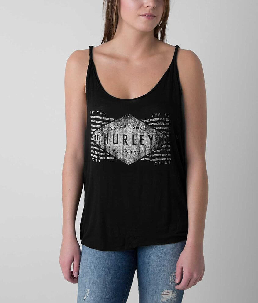 Hurley Sea Guide Riot Tank Top front view