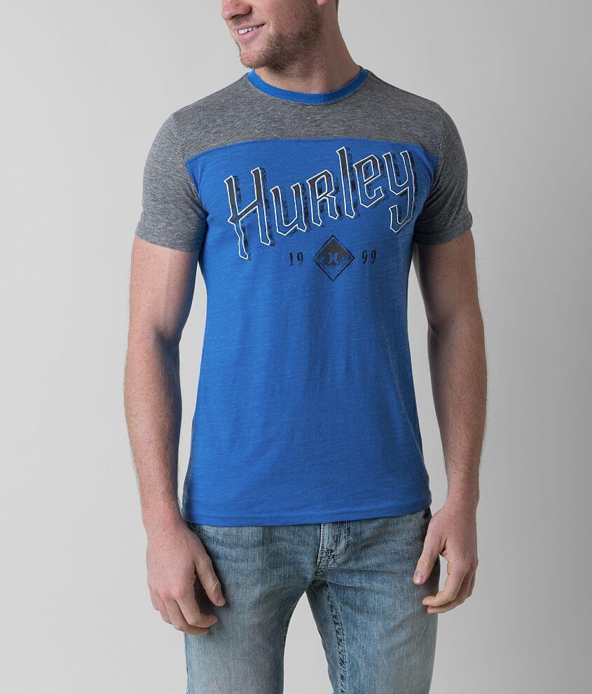 Hurley Drawing Lines T-Shirt - Men's T-Shirts in Salt And Pepper ...