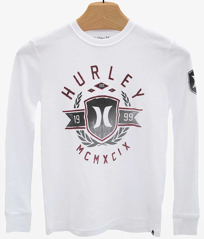 Boys - Hurley Crono Thermal T-Shirt front view