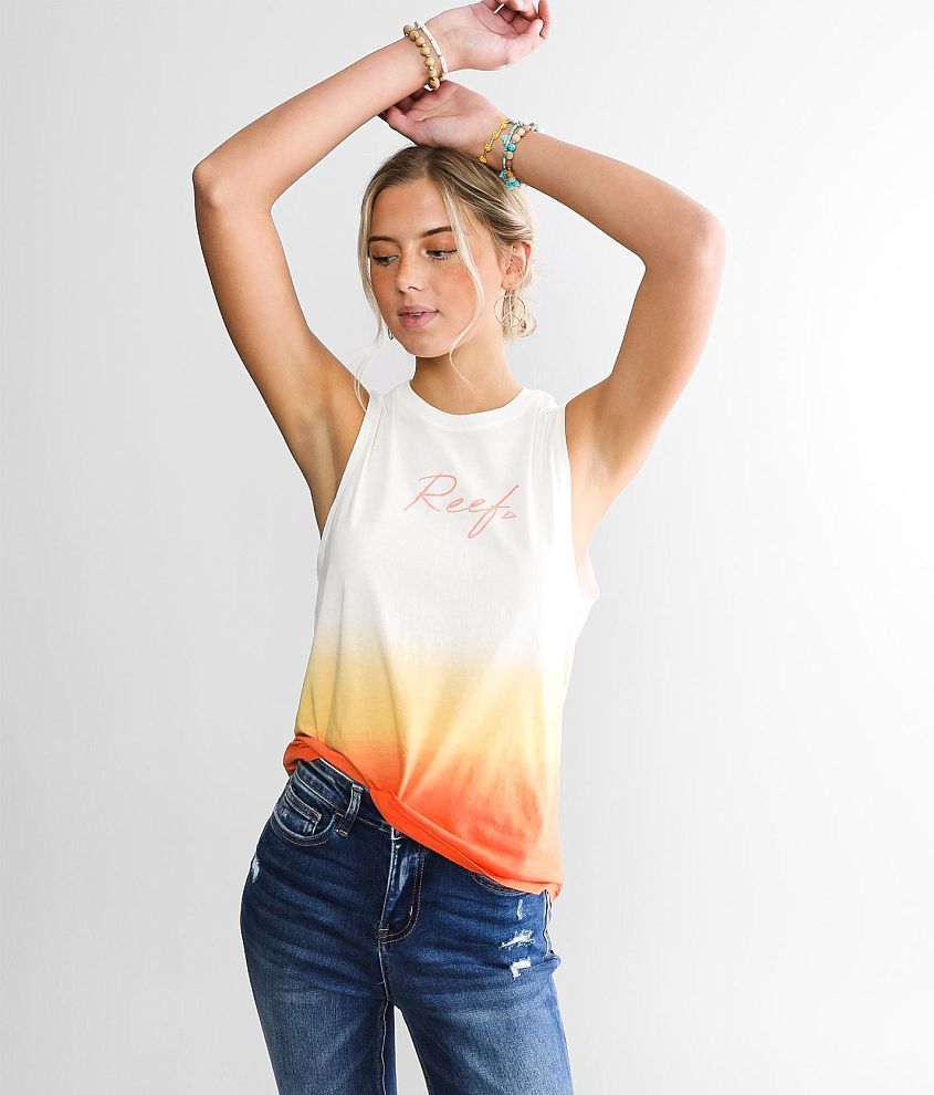 FITZ + EDDI Ditsy Floral Tank Top - Women's Tank Tops in Yellow