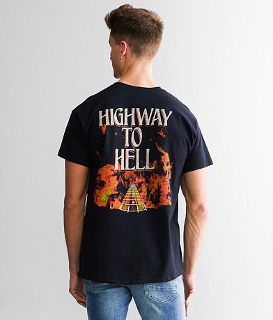 Junkfood AC/DC Band T-Shirt BACK