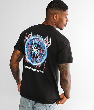 Junkfood Def Leppard Adrenalized Band T-Shirt back view