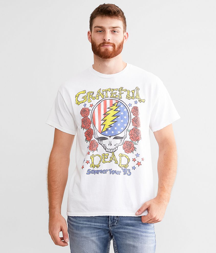 Junkfood Grateful Dead Summer Tour '93 Band T-Shirt front view