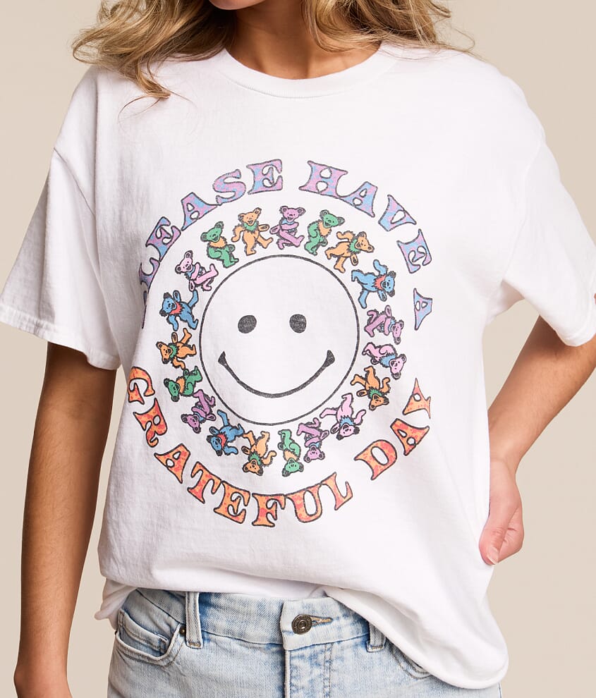 Smiley Grateful Dead Band T-Shirt