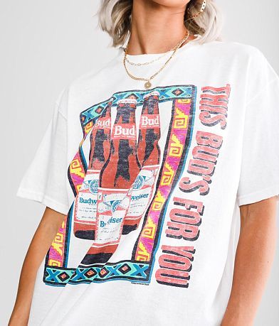 Junkfood Budweiser&#174; This Buds For You T-Shirt MISC_DETAIL_1