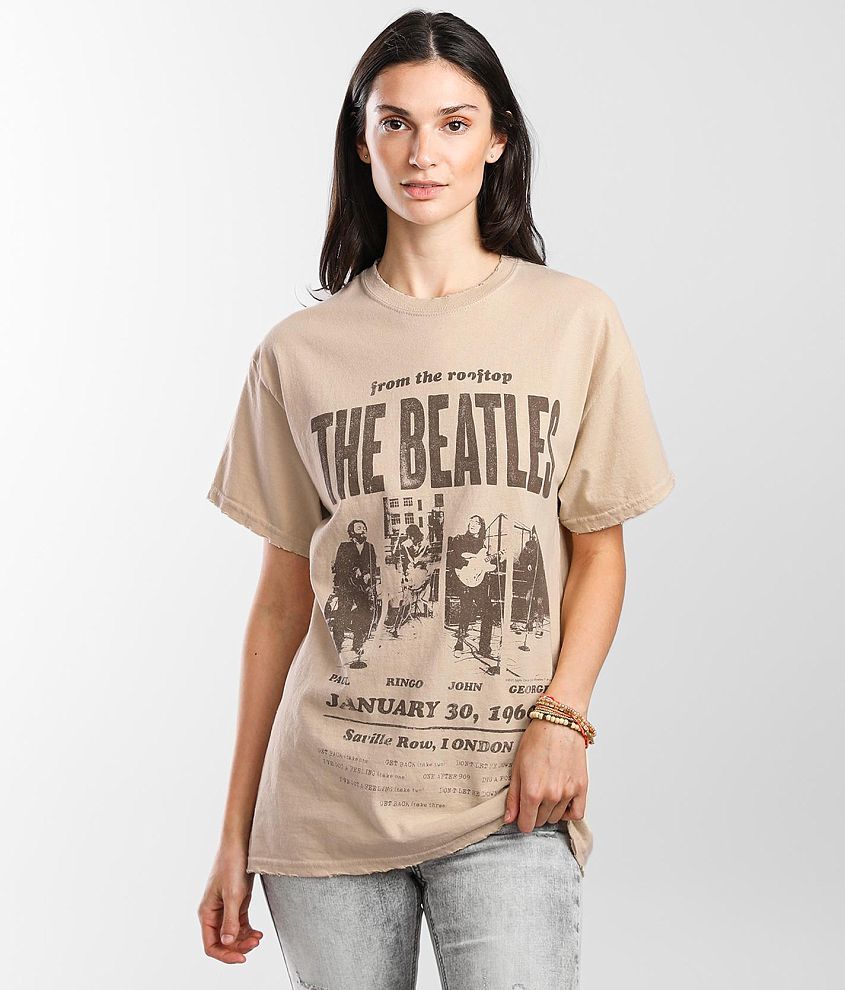 Egenskab Halvtreds Et hundrede år Junkfood The Beatles T-Shirt - Women's T-Shirts in Sand | Buckle