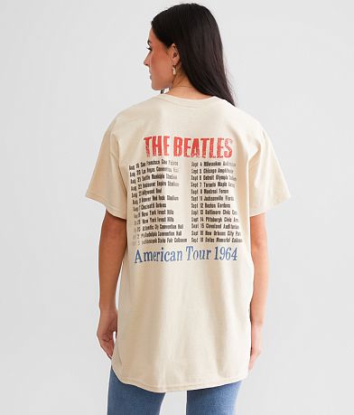 Junkfood The Beatles American Tour Band T-Shirt BACK