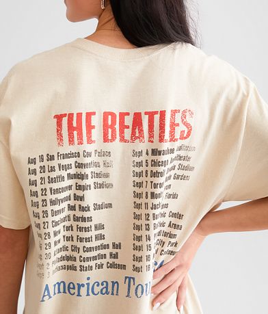 Junkfood The Beatles American Tour Band T-Shirt MISC_DETAIL_1
