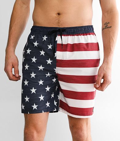 Reef Hancock Stretch Swim Trunks front view