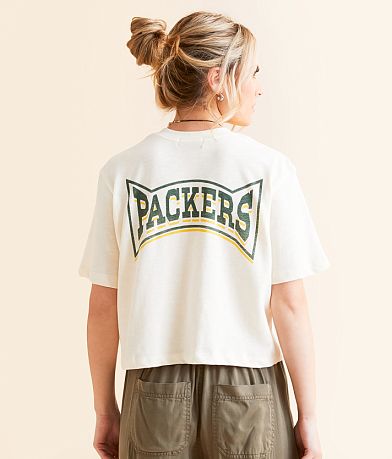 Junkfood Green Bay Packers Cropped T-Shirt back view
