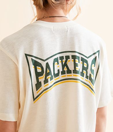 Junkfood Green Bay Packers Cropped T-Shirt misc detail 1 view