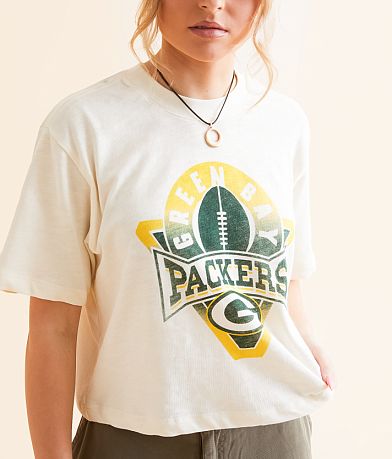 Junkfood Green Bay Packers Cropped T-Shirt misc detail 2 view
