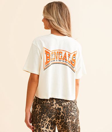 Junkfood Cincinnati Bengals Cropped T-Shirt BACK