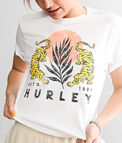 Hurley Le Tigre Cropped T-Shirt misc detail 1 view