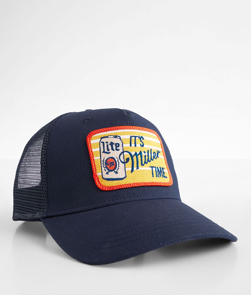 Junkfood Miller® Time Trucker Hat - Men's Hats in Navy | Buckle