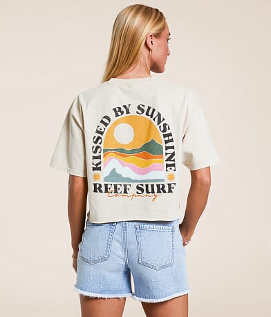 Reef Iris Cropped T-Shirt front view
