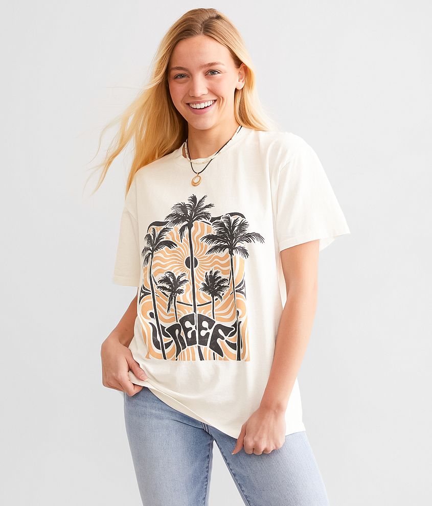 Reef Real Trip Oversized T-Shirt front view