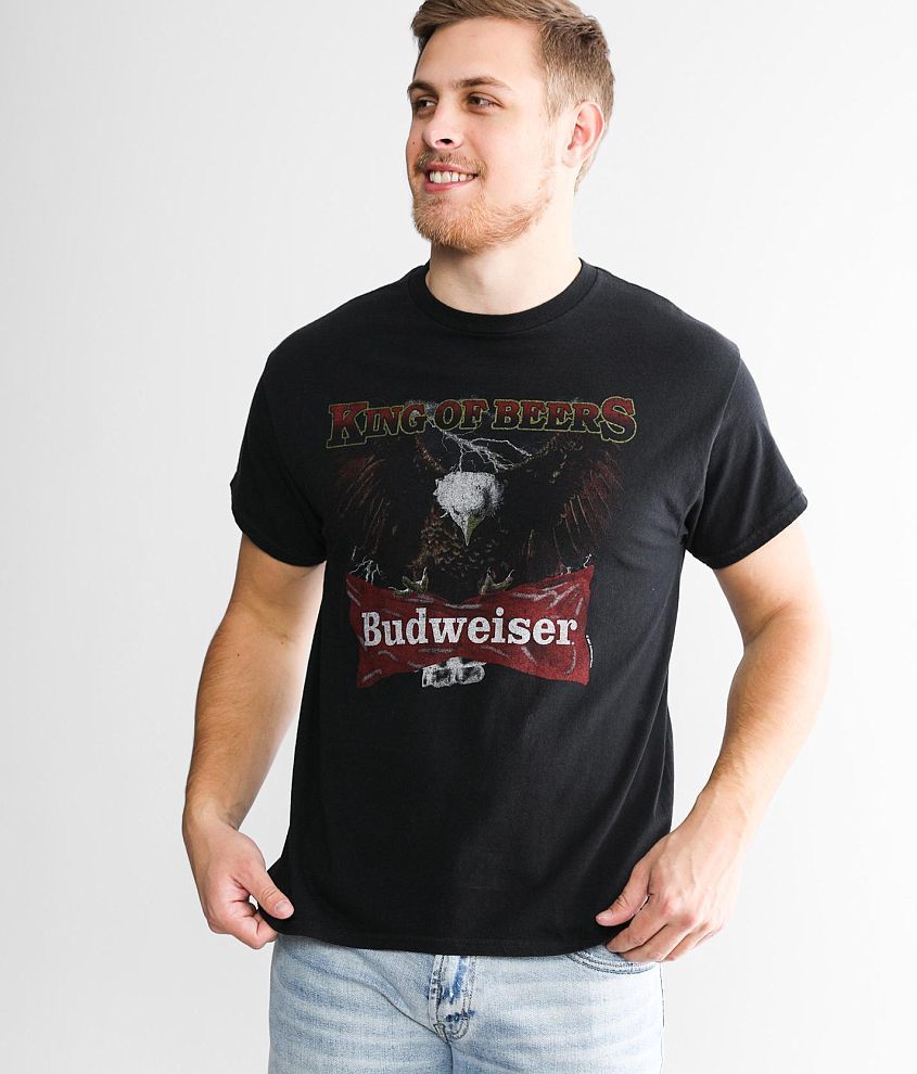 Junkfood Budweiser&#174; King Of Beer T-Shirt front view