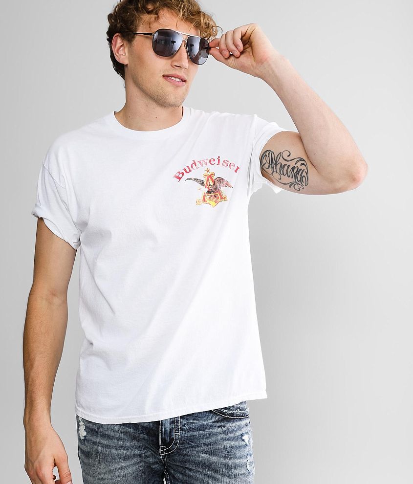 Junkfood Budweiser® Clydesdale T-Shirt - Men's T-Shirts in White | Buckle
