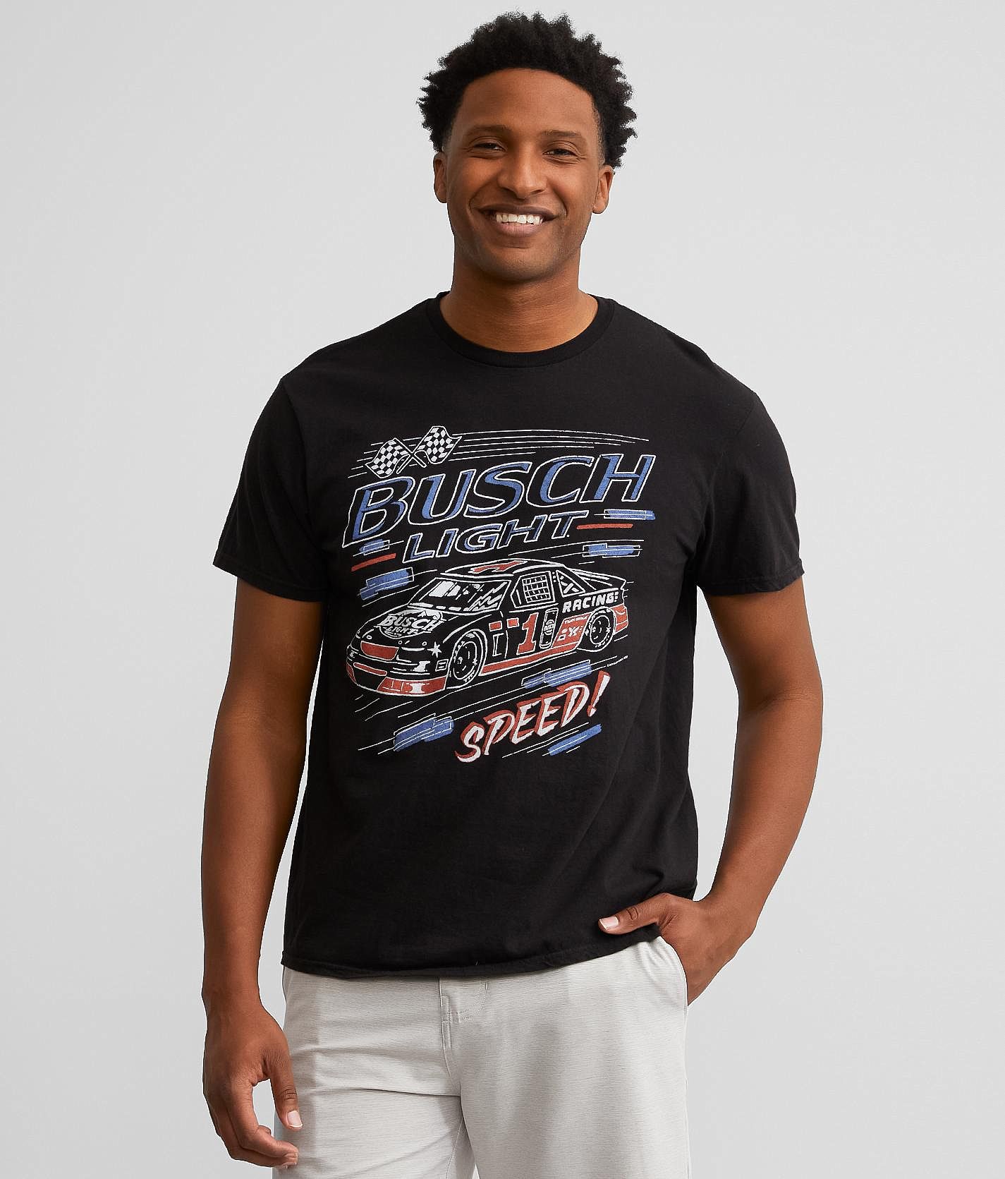 Buckle Junkfood Busch Light Gone Fishing T-Shirt