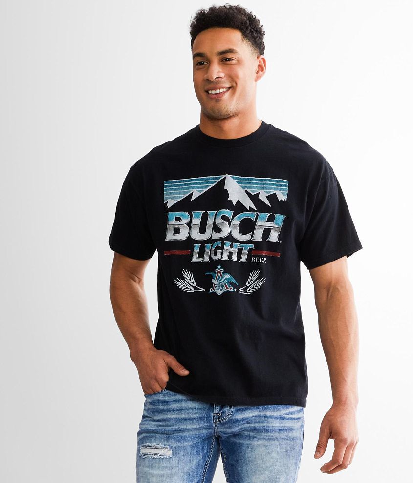 Junkfood Busch Light&#174; Chrome T-Shirt front view
