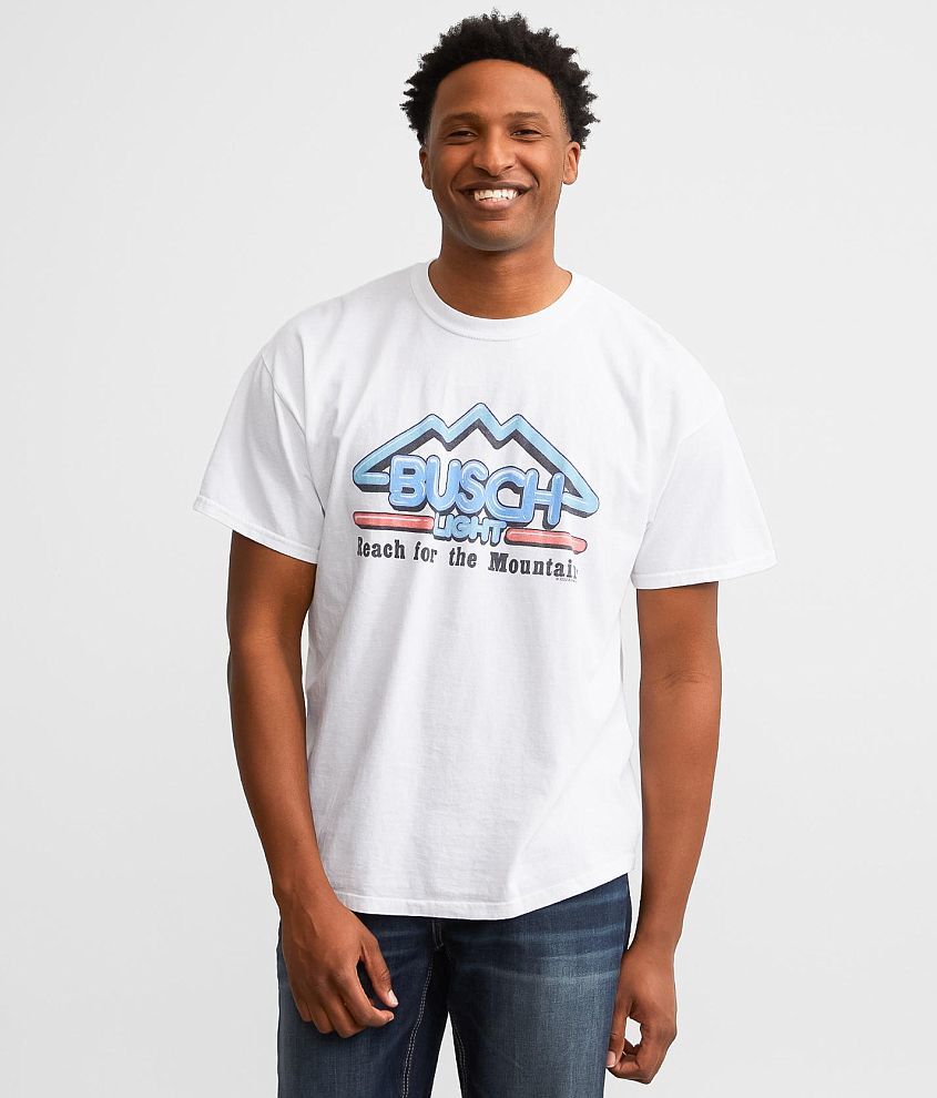 Junkfood Busch Light&#174; Mountain T-Shirt front view