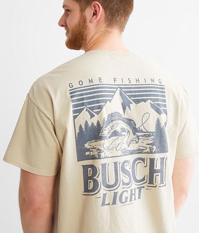 Junkfood Busch Light&#174; Gone Fishing T-Shirt BACK