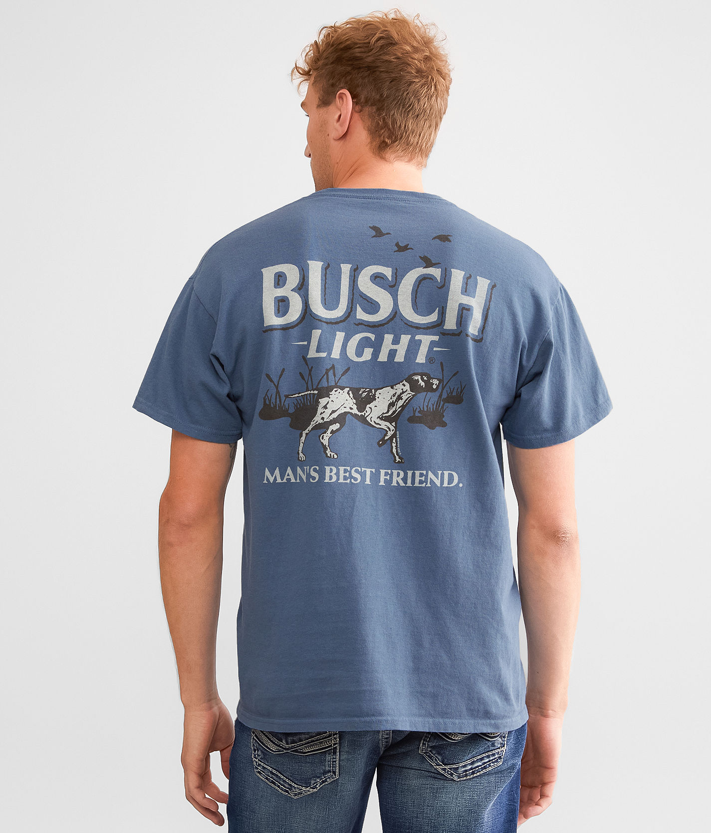 Buckle Junkfood Busch Light Gone Fishing T-Shirt